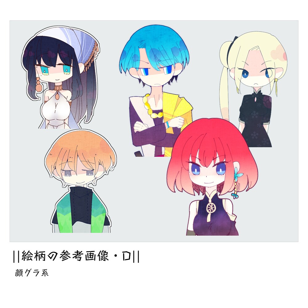 キャラクター立ち絵/イラスト描きます ゲーム制作者が描くから仕様説明が通じやすい気がする イメージ7