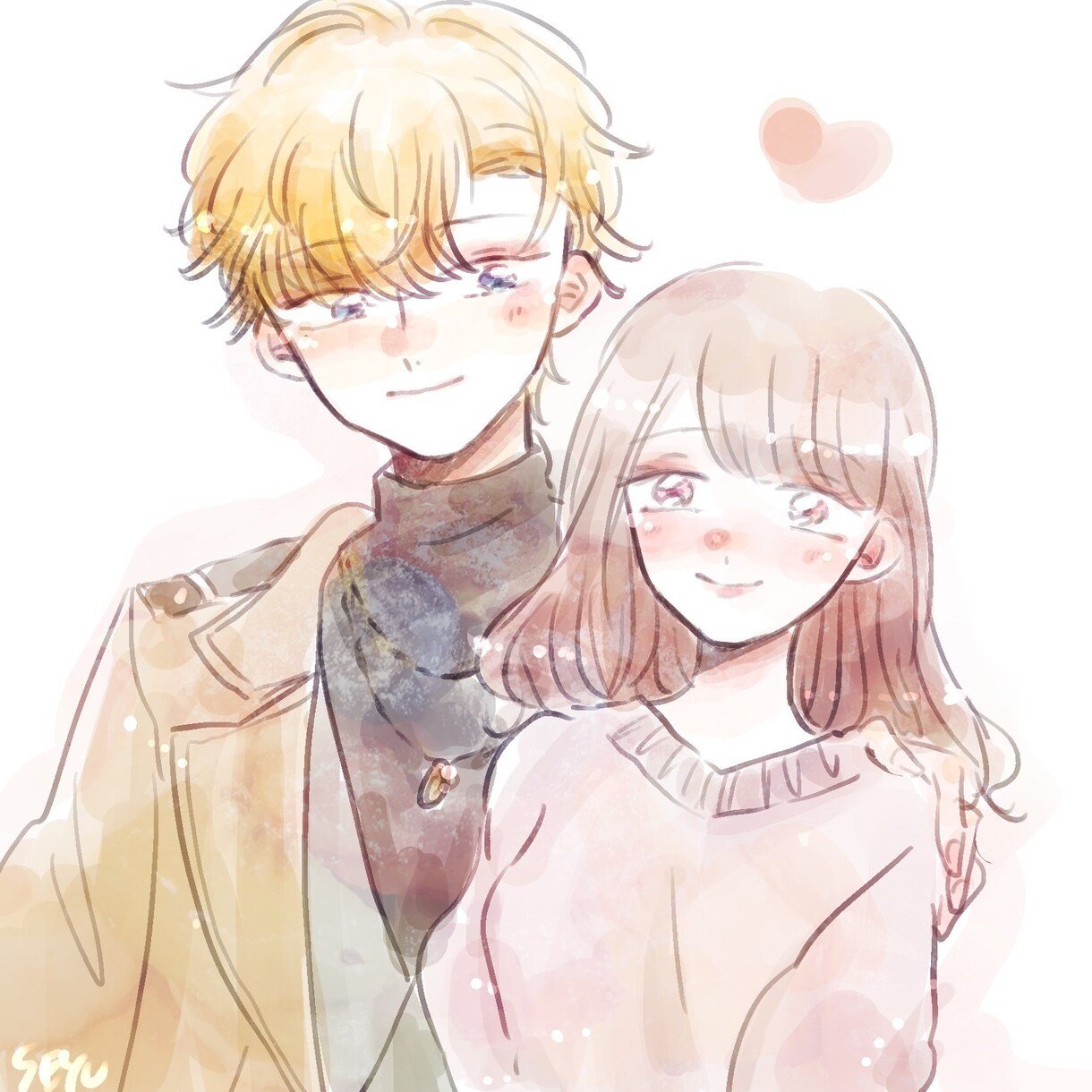 かわいい雰囲気のデジタルイラストかきます アイコン、夢絵、似顔絵、他なんでもどうぞ！ イメージ1