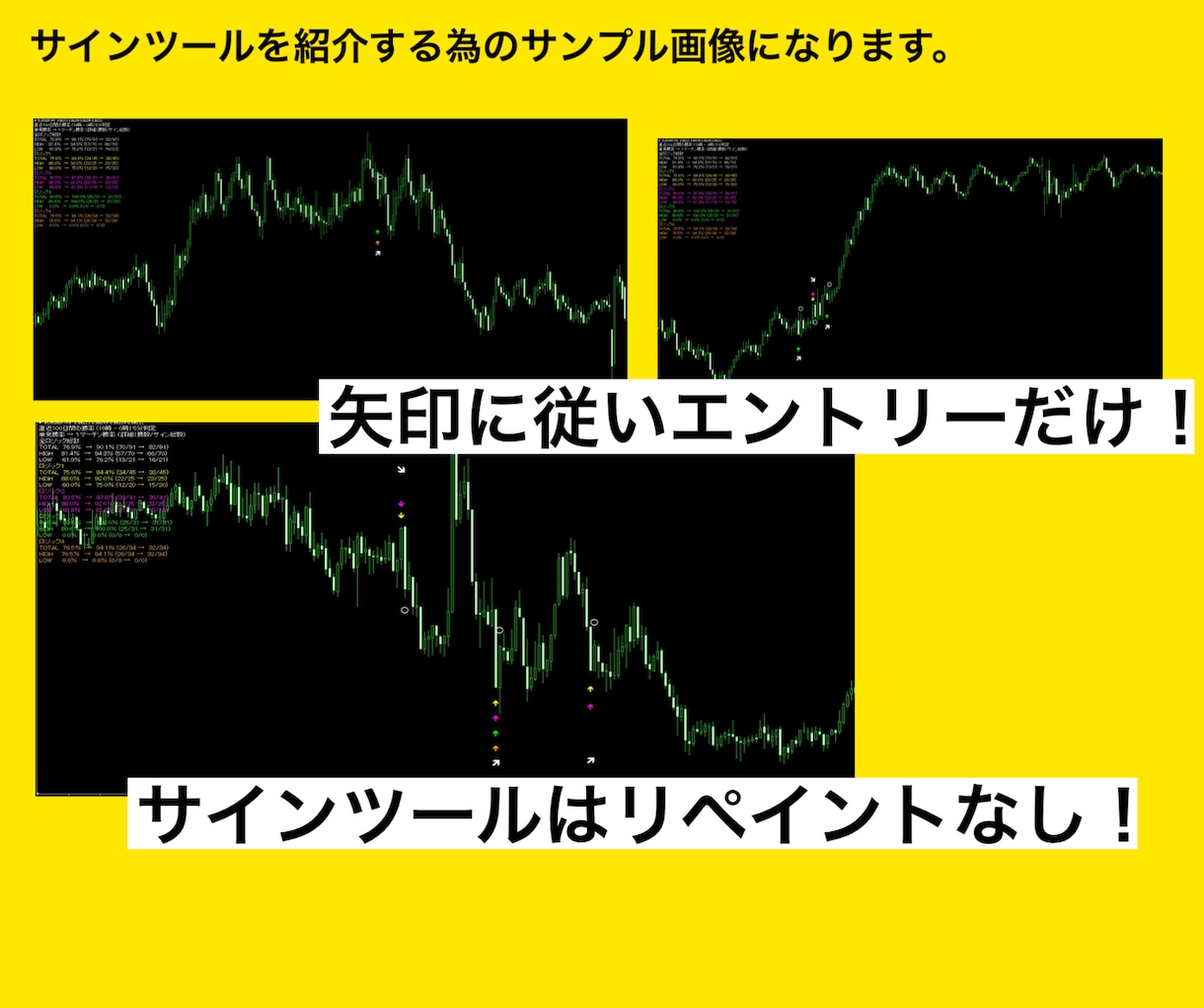 第8弾！最強のサインツールと手法をご提供します BO歴10年以上！追い求めた最高到達点のシステムです！ イメージ3