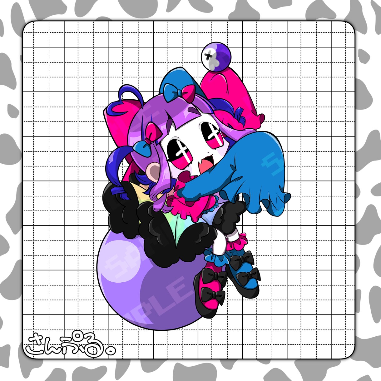 SDミニキャライラスト制作いたします グッズにオススメ！パキッとしたミニキャライラスト！ イメージ4