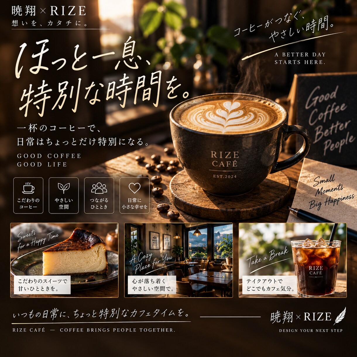 想いが伝わるSNS投稿画像を制作します あなたの想いを大切に、一枚一枚丁寧に仕上げます イメージ4