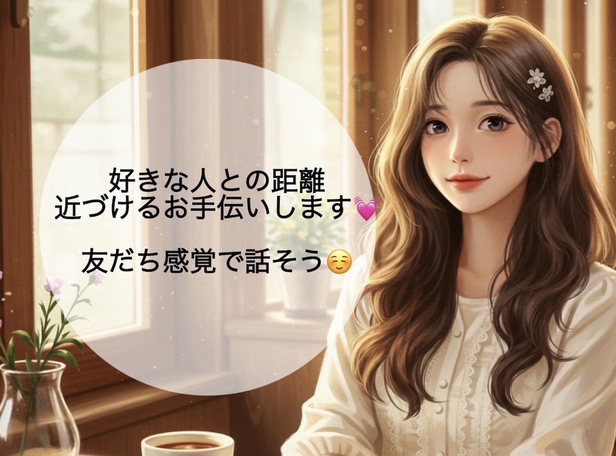 24時間回数無制限♡あなたの恋に寄り添います 恋愛の不安、話すだけで軽くなる。 イメージ1