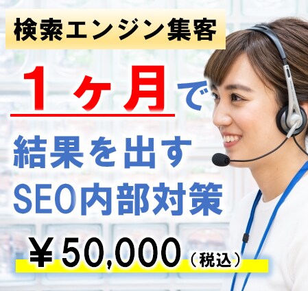 1ヶ月で結果を出すSEO内部対策コンサルします 検索エンジン集客のプロによる徹底アドバイス＆サポート イメージ1