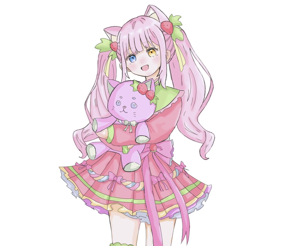立ち絵、アイコン、夢絵など描きます ふわふわ可愛いイラストをお求めの方へ イメージ1