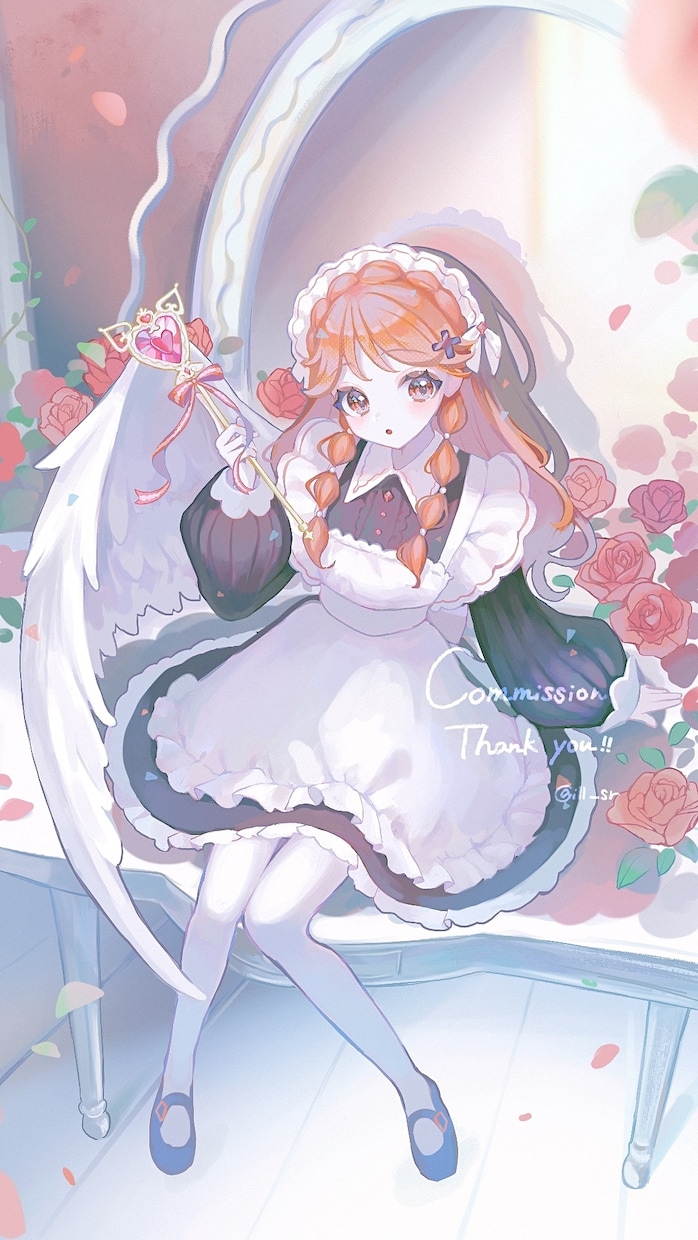 やさしい色合いで華やかな等身イラストを描きます 表情差分・立ち絵・サムネ対応！ご希望のキャラクター描きます イメージ8