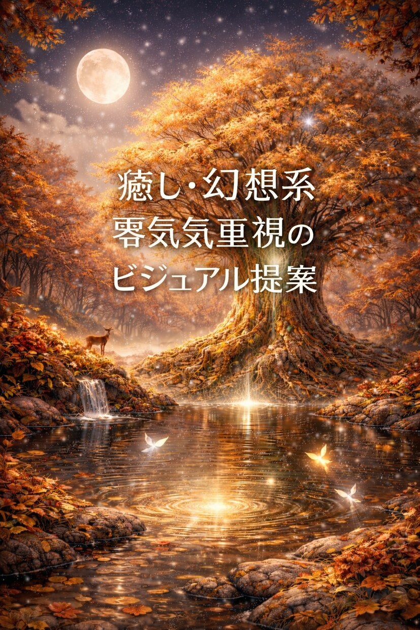 癒し・幻想系｜雰囲気重視のビジュアル提案をします 壁紙や個人利用向けの幻想的なビジュアル提案です イメージ1
