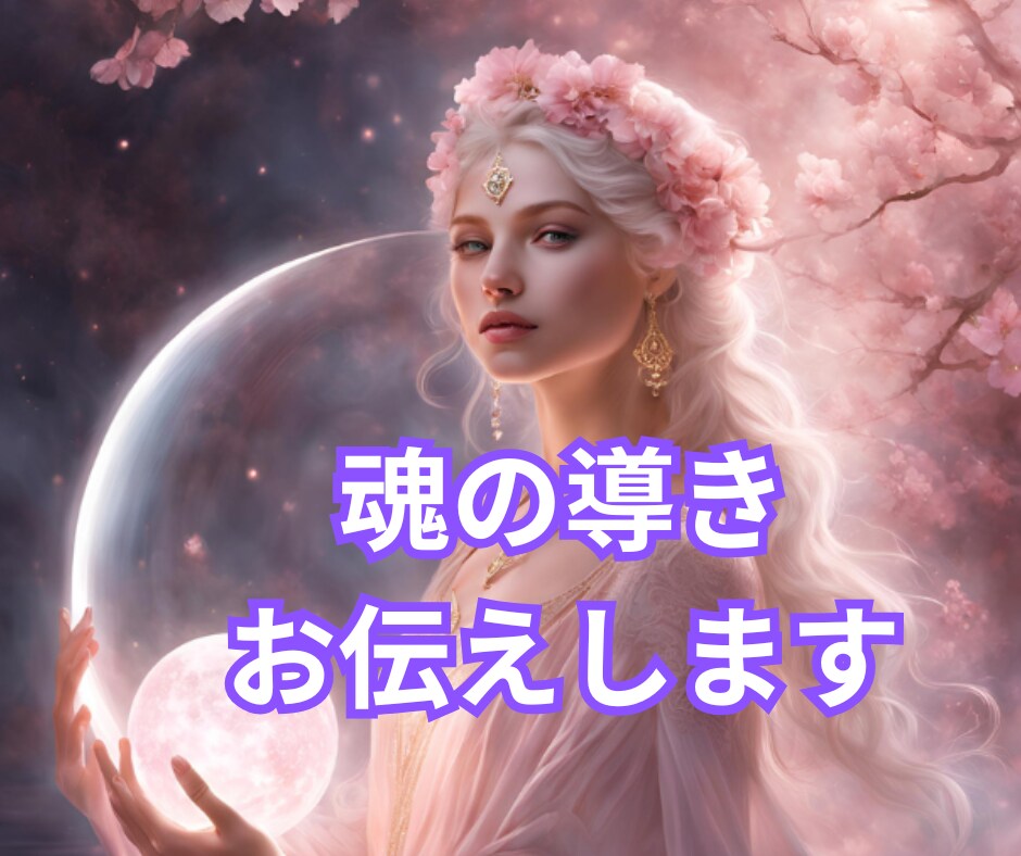 魂の導きをお伝えします あなたの人生を変えるメッセージ、 今必要な答えをお届けします イメージ1