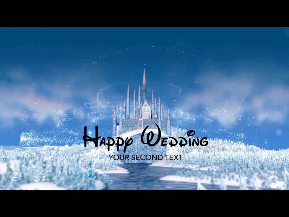 可愛いファンタジー映画風オープニング動画作成します 高品質タイトル動画！3種類の中よりお好きな動画をお選び下さい イメージ3