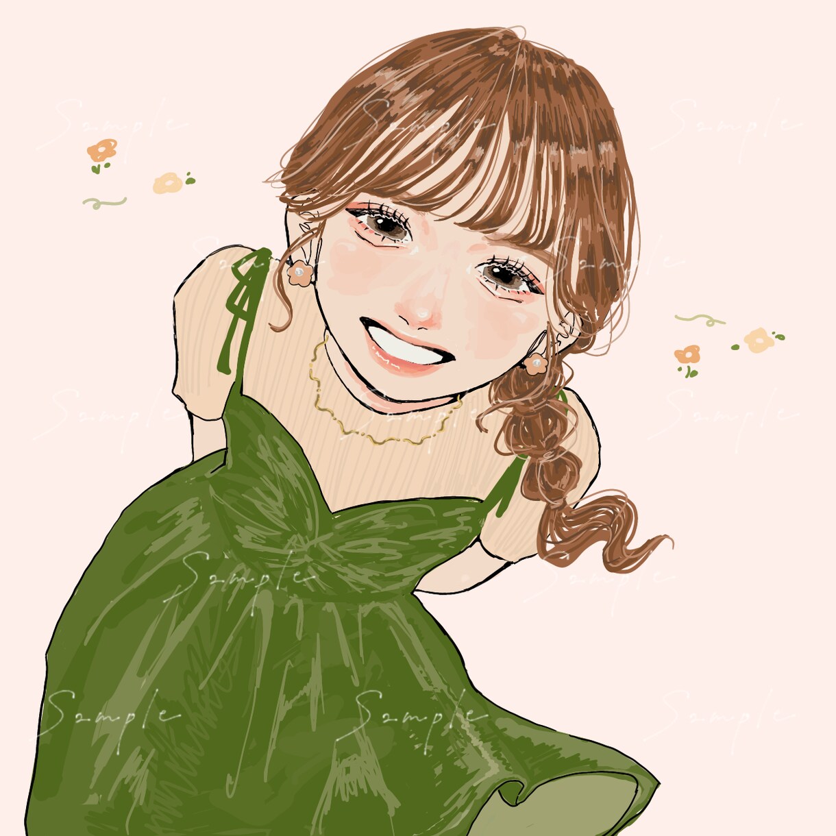 短納期OK！ご要望に合わせて丁寧に絵を描きます アイコン用、誕生日•記念日などのプレゼントにも！ イメージ2