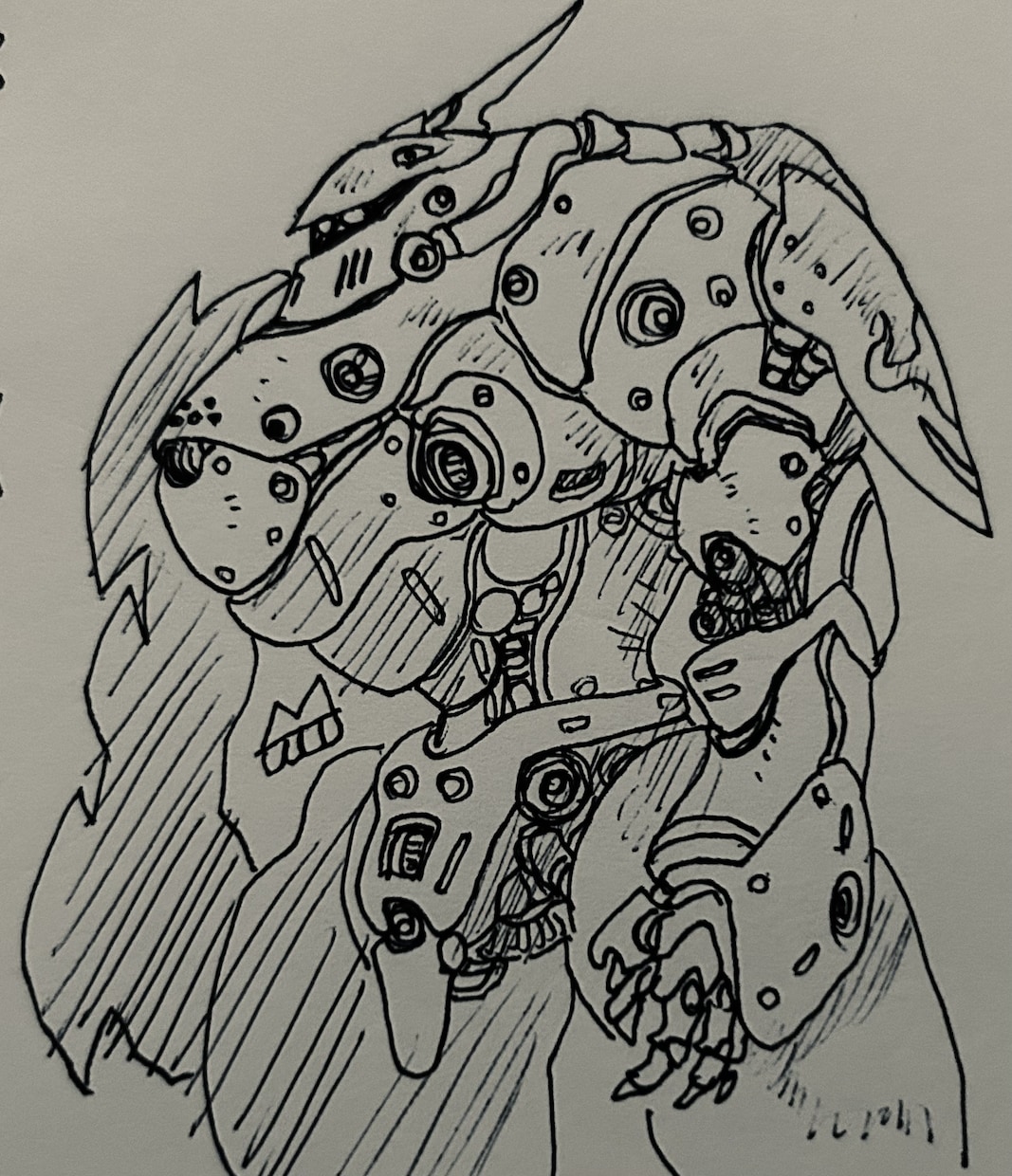 昔のロボットアニメが好きなので、がんばります ロボットデザインも得意ですが、キャラクターも描けます‼️ イメージ4