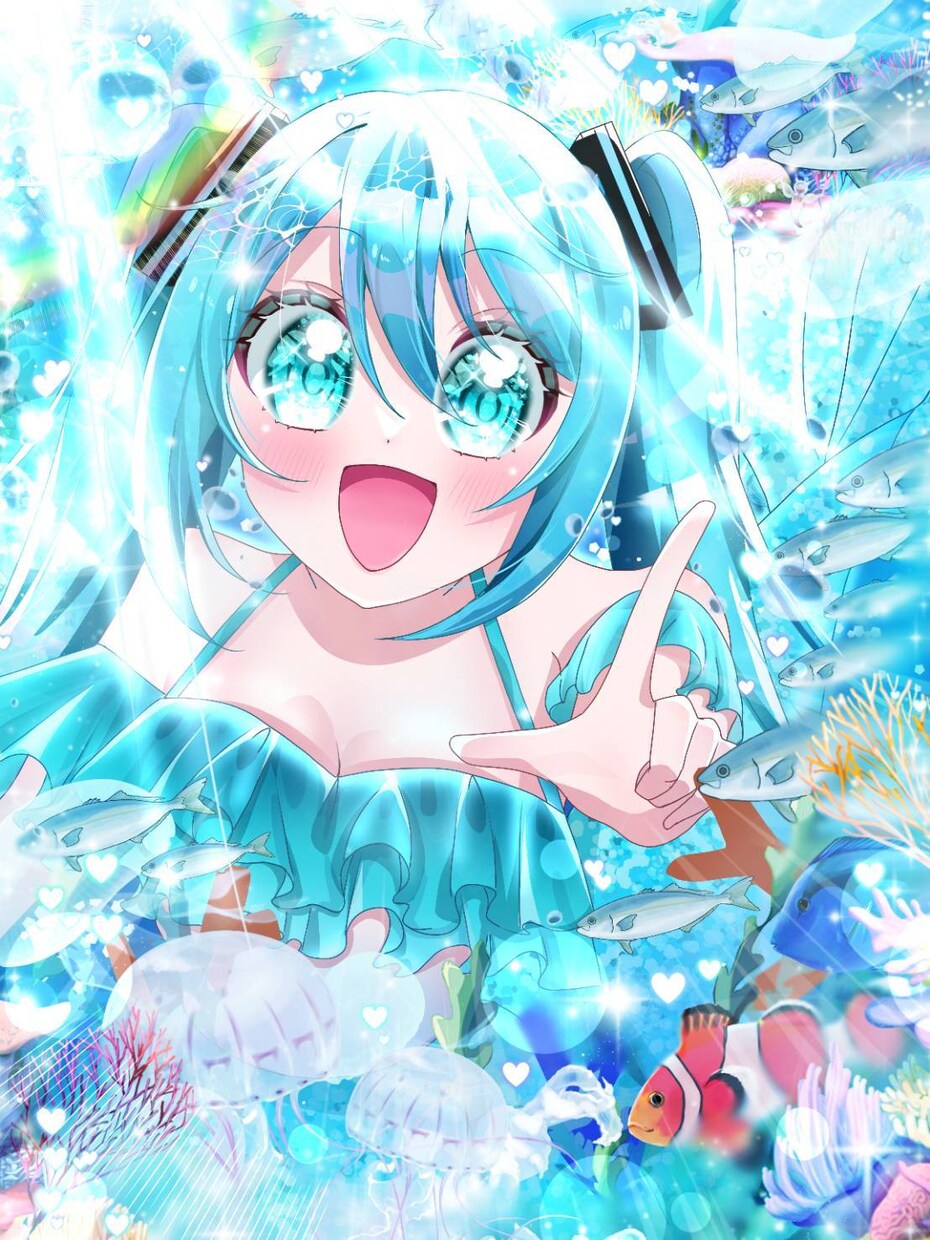 キラキラな可愛いイラスト描きます アイコン、1枚絵、立ち絵等！見積もり相談即対応☆ イメージ1