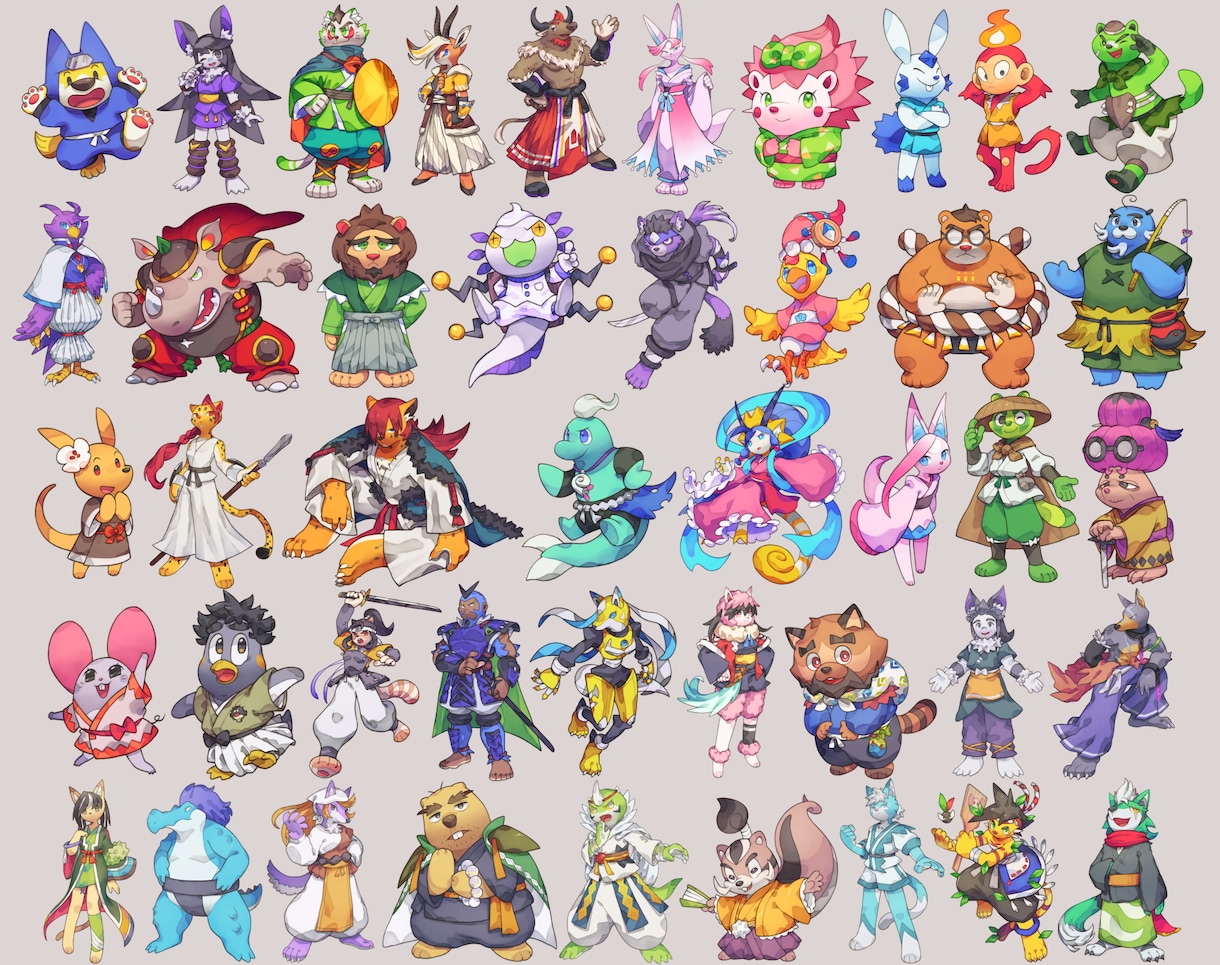 ゲームに出てきそうなキャラクターを作ります 開発や新たな挑戦など、これからキャラクターが必要な方へ イメージ8