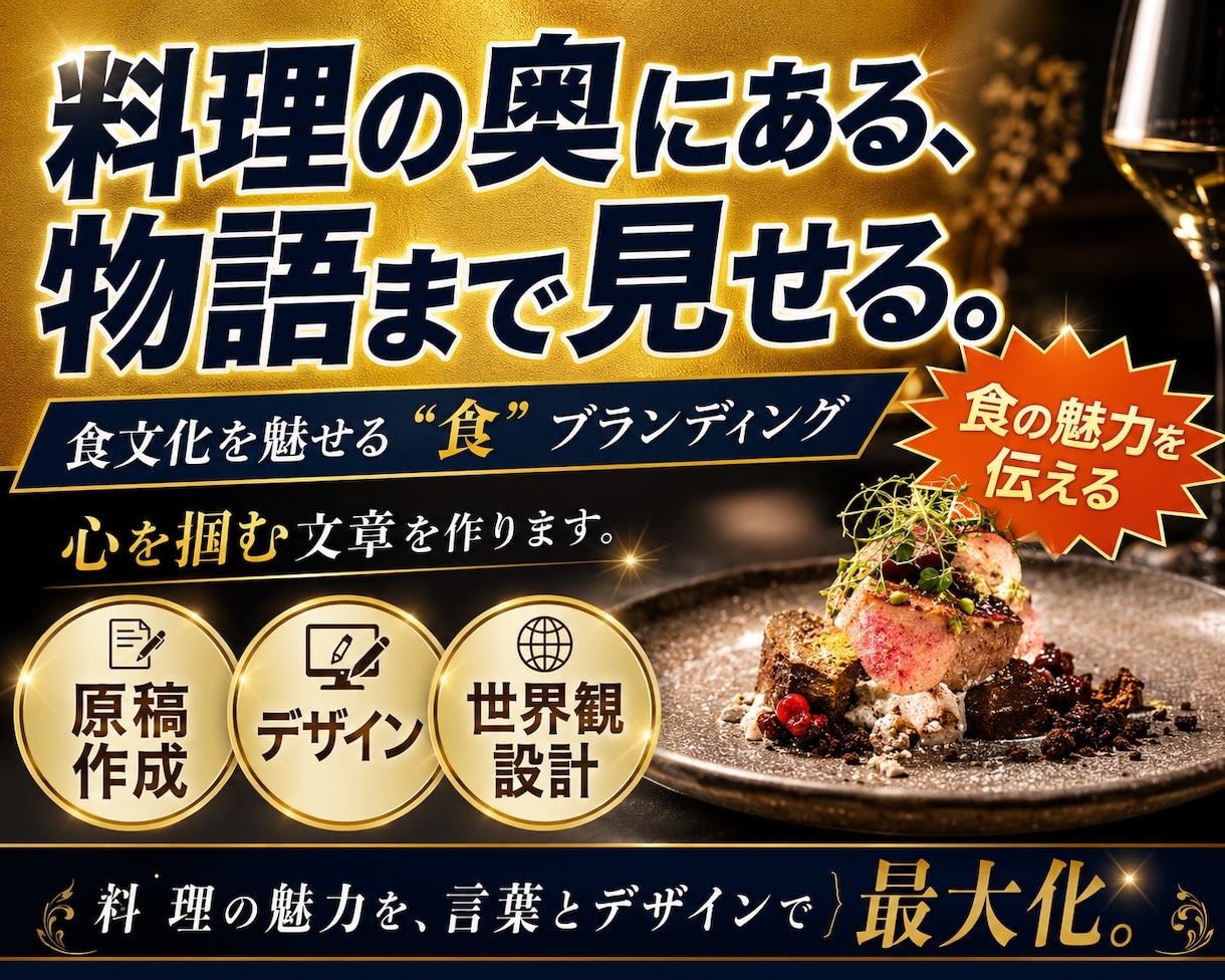 飲食店｜行ってみたくなるWEBサイトを制作します 新規開店・リニューアル、新規客が自然と足を運ぶWEBサイトを イメージ1