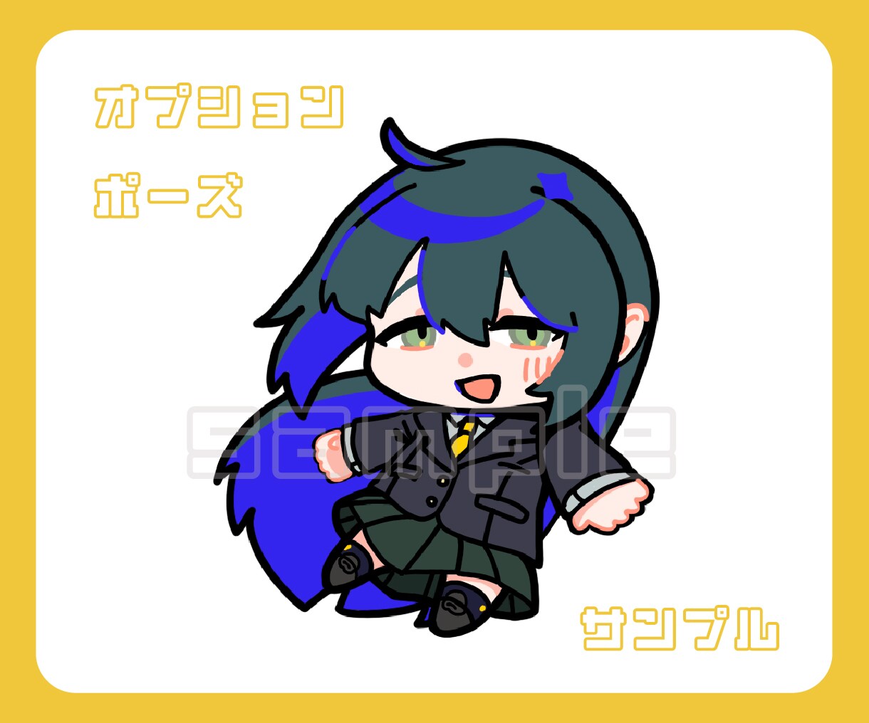 チビキャラ描きます 【シールなどの、アイテム向きかも】 イメージ5