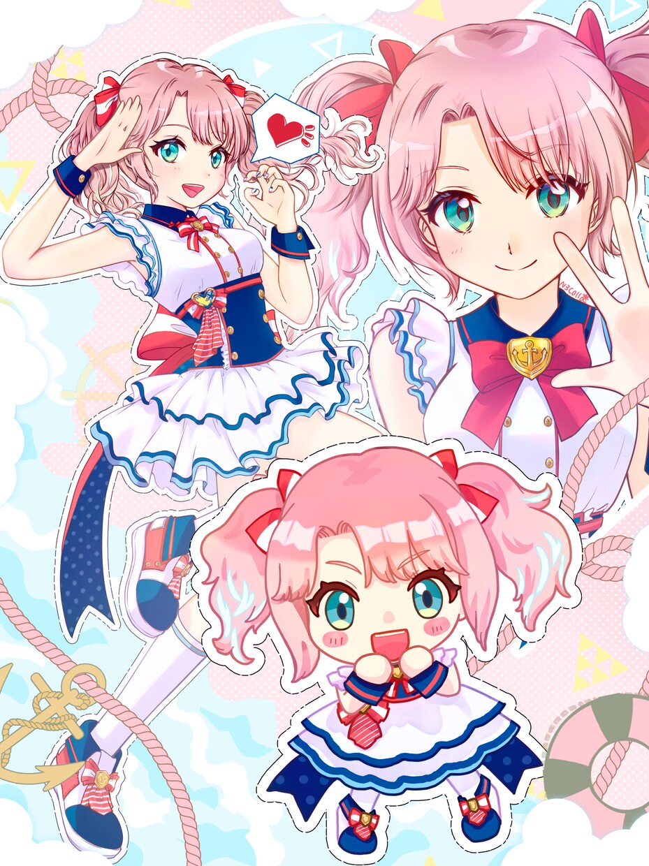 一枚絵・立ち絵イラスト描きます 商用利用可!アニメ塗りテイストでお描きします! イメージ1