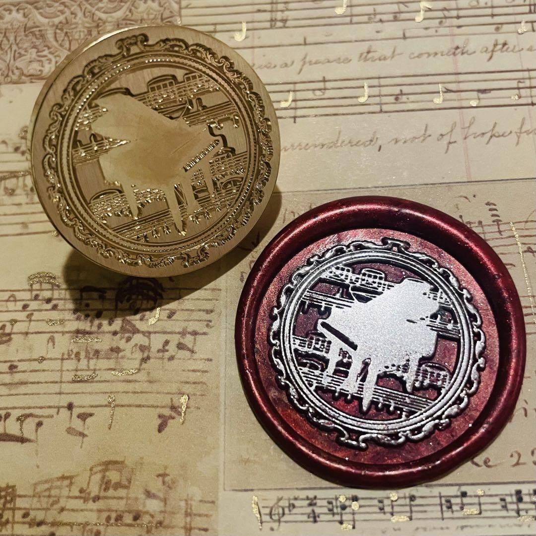 シーリングスタンプヘッド/音楽楽譜デザイン作ります 思い入れのある曲の楽譜で、オシャレなオンリーワンアイテムを イメージ4