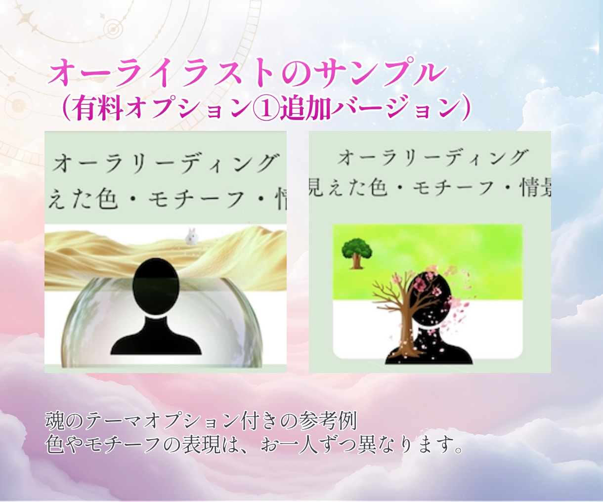 あなたの「本質と才能」を「オーラ」から読み解きます 今のあなたに眠る資質や魅力をやさしく言葉にします イメージ5