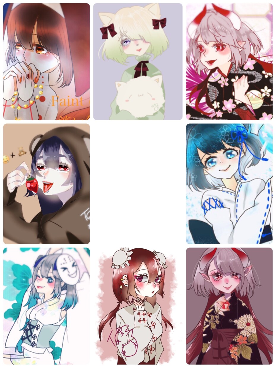 女の子のイラストを描きます 個性豊かなイラストを提供します イメージ1