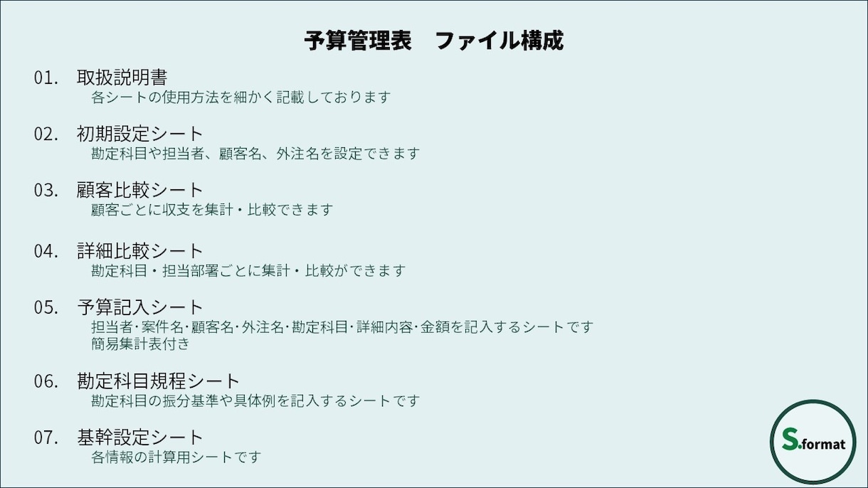 マクロ不要で実務に役立つ収支管理表を作成します マクロ不要｜誰でも使える収支管理表 イメージ2
