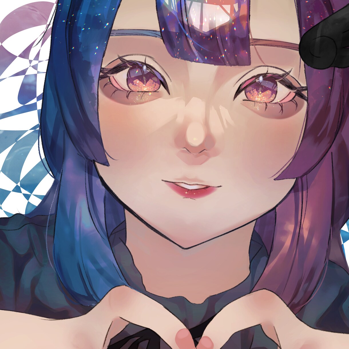 リッチで透明感のあるイラストのアイコン描きます リアルとアニメの間のアイコンを描きます！女の子が得意です。 イメージ3