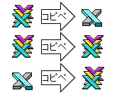 ExcelからExcelへのコピペ作業、代行します コピー貼付作業、単純だが回数が多い場合、作業を代行します イメージ1