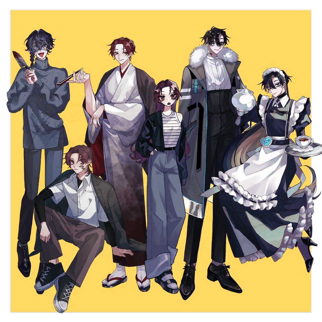TRPGなどに使える立ち絵制作します TRPG/SNSアイコン/ゲームなど制作します イメージ4
