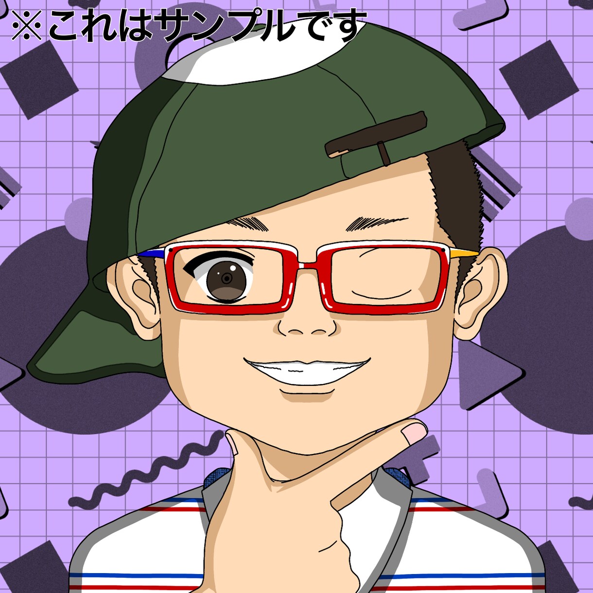 オリジナルのアイコンを作成します 顔写真などをもとにしてアイコンを作成させていただきます。 イメージ4