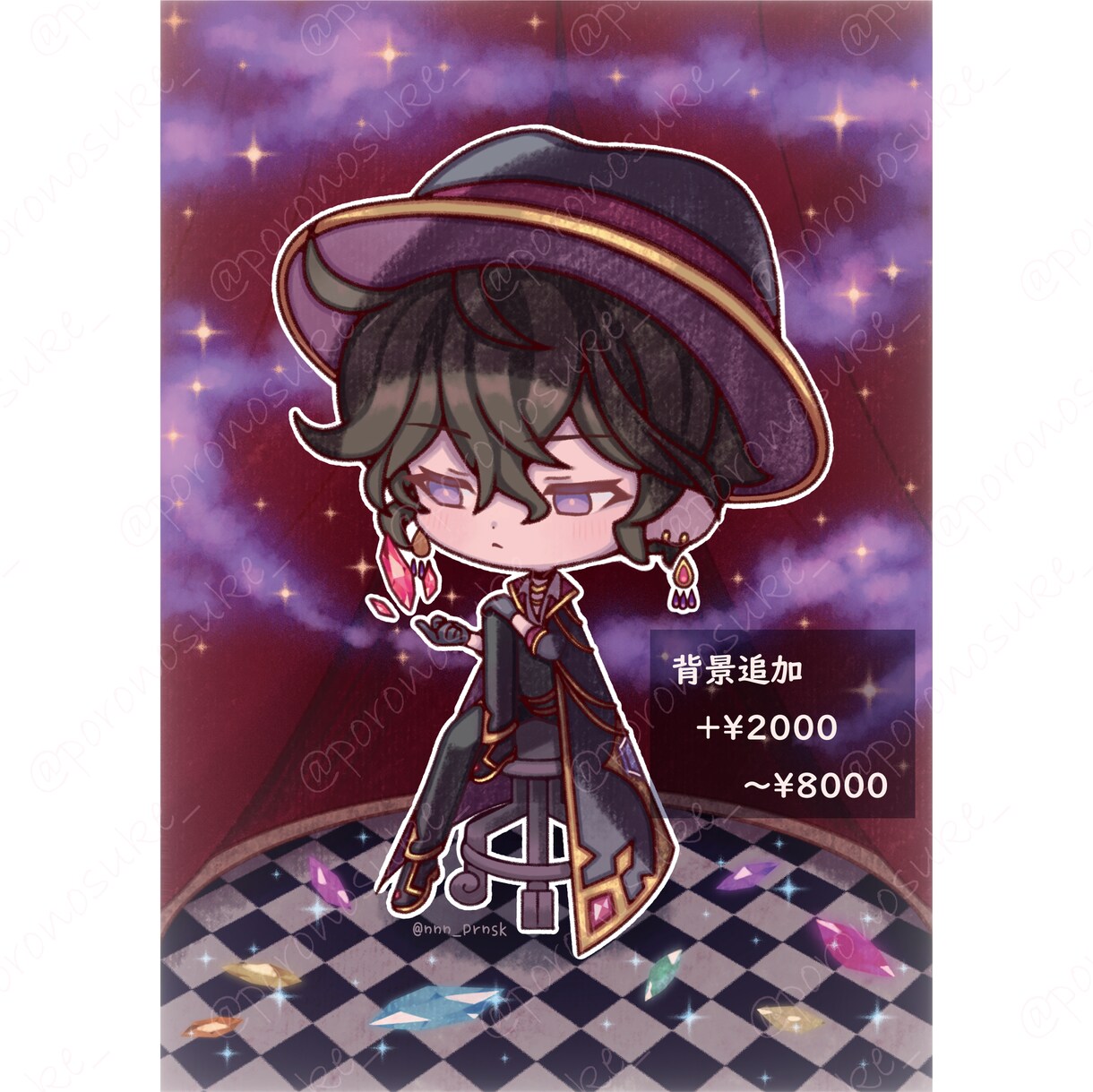 人の目を引く！カラフルポップなミニキャラ描きます アイコン、グッズ、サムネイルに最適 ！ イメージ8