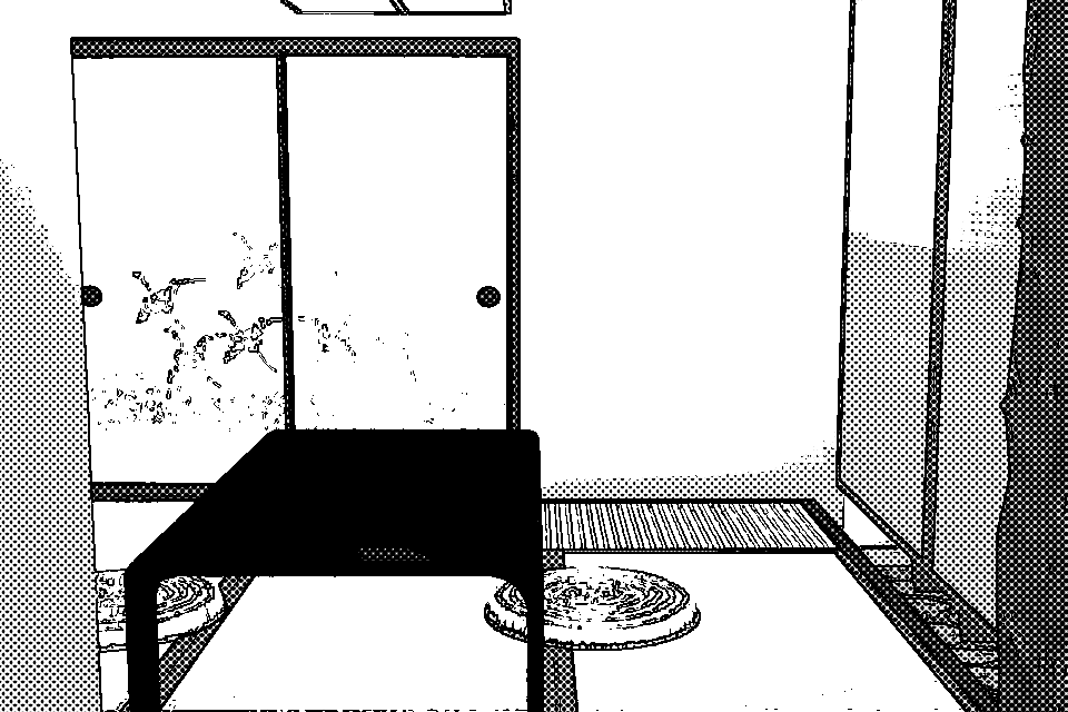 漫画の背景用パース図(4枚)作成します 描きづらい部屋の背景作成いたします！ イメージ6