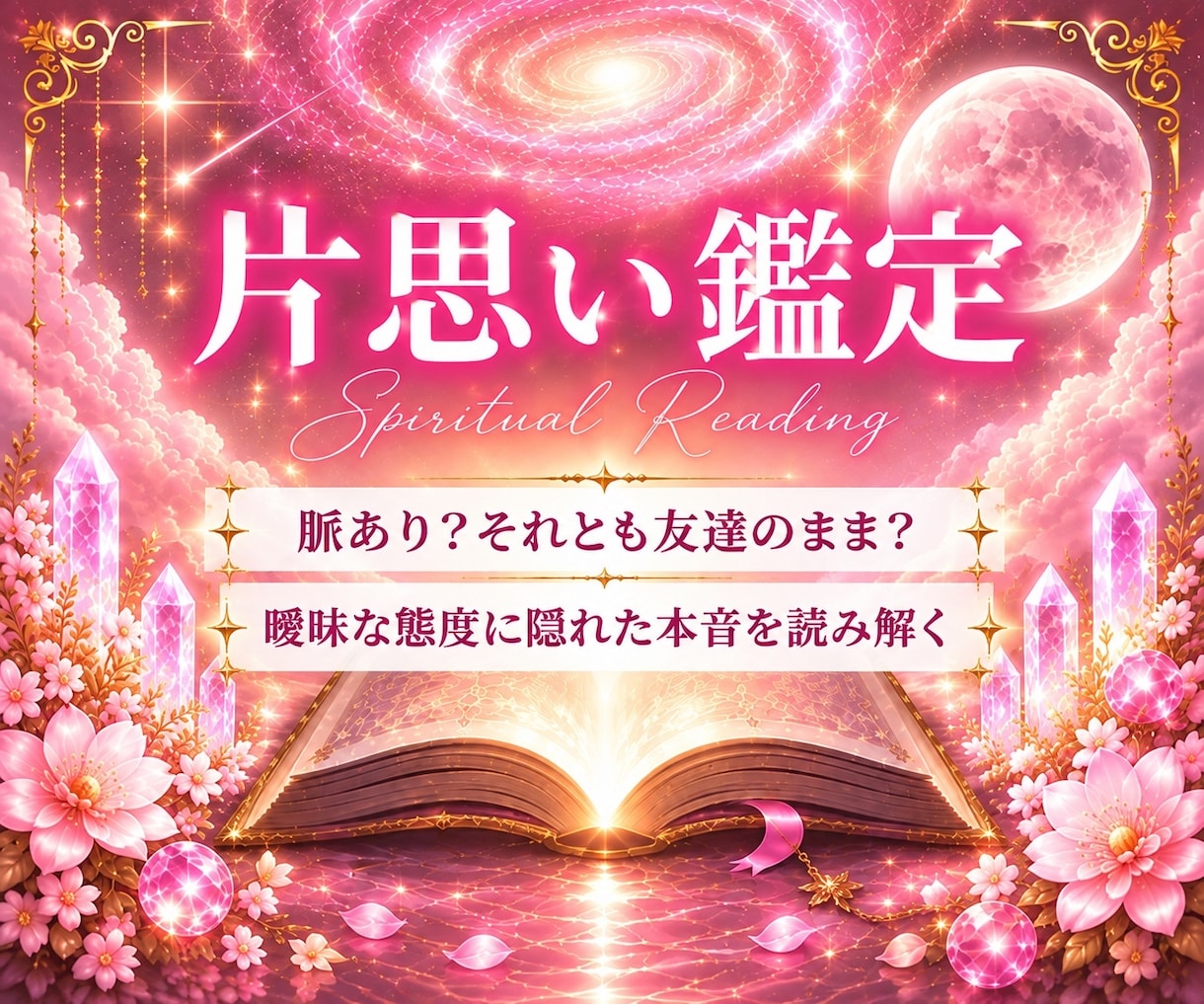 片思い占い｜進展しない彼の気持ちを視ます 脈あり？友達のまま？曖昧な態度に隠れた本音を読み解きます イメージ1