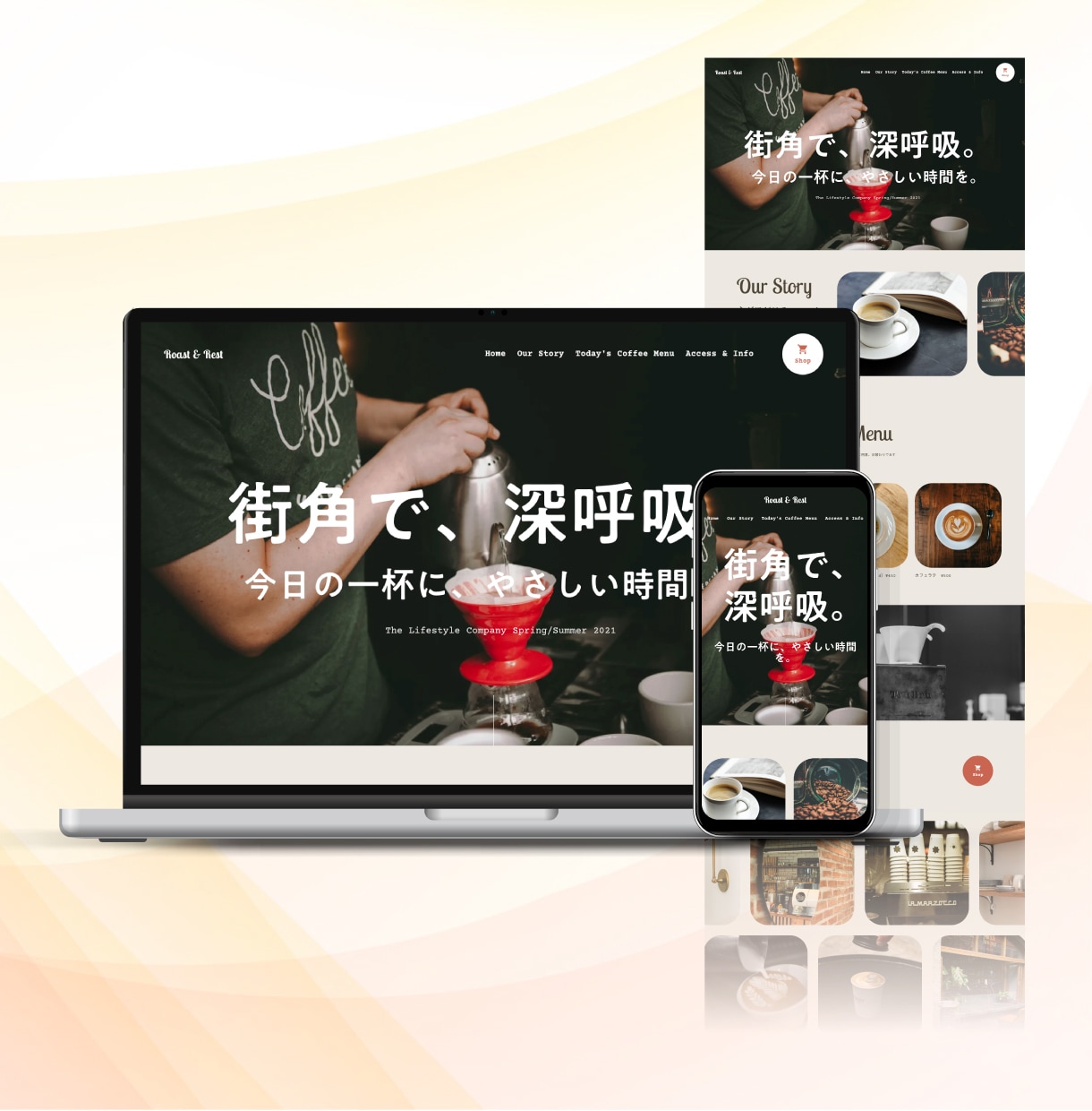最短3日で納品！STUDIOでWEB制作いたします とにかく早くホームページが欲しい人におすすめです！ イメージ3