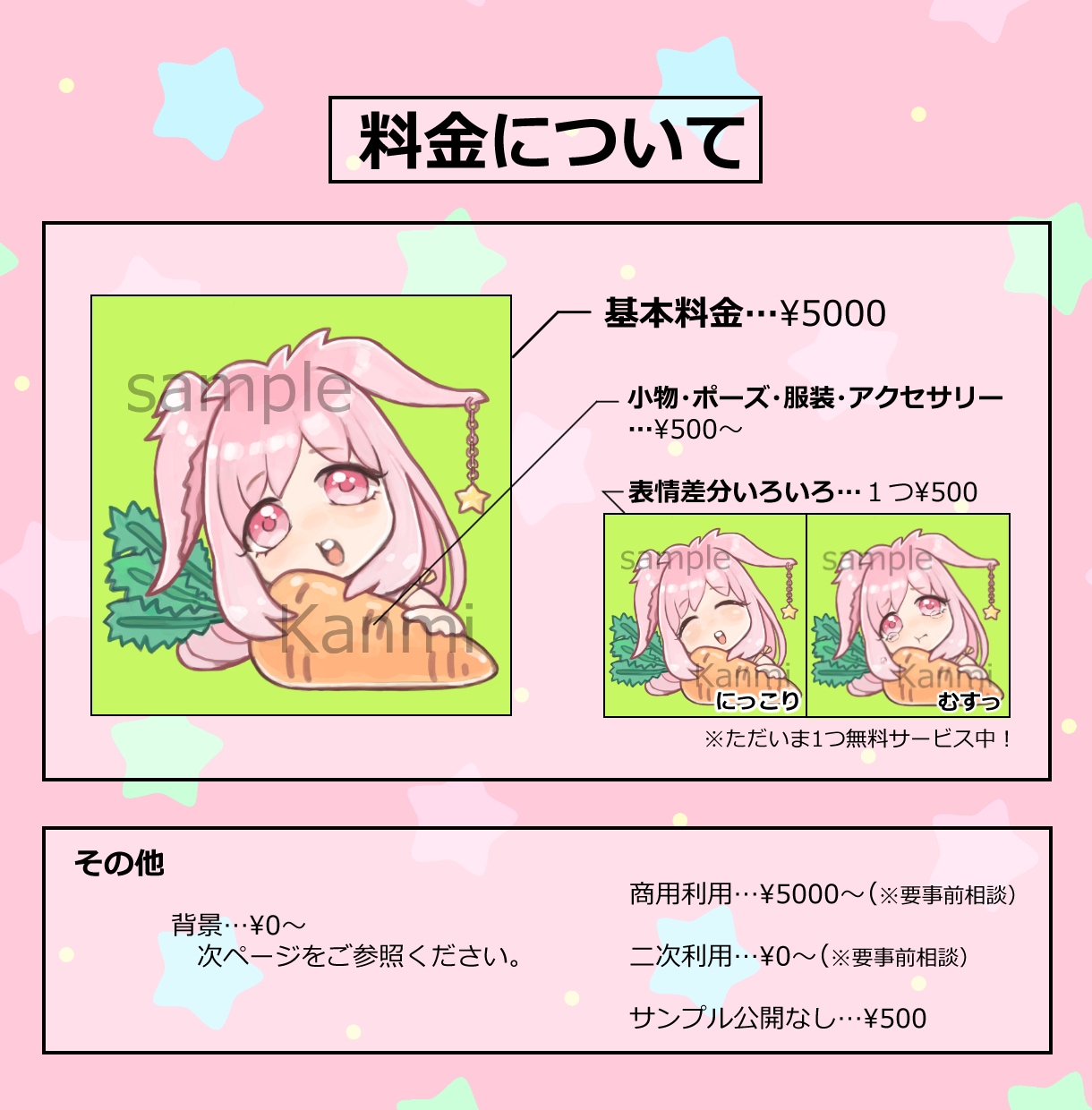 ふんわりかわいい♪SNSアイコン作成いたします ご指定に沿って厚塗りのかわいいイラストに仕上げます。 イメージ3