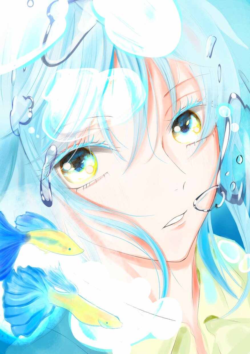 キラキラした人物のイラストを作成します 特に少年のイラストが得意です。女性もSNSにて実績有ります。 イメージ6