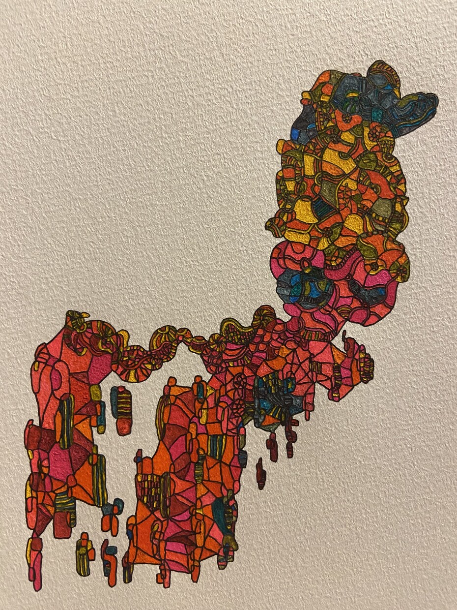 繊細なアートやゆるキャラなデザインを提供します アールブリュット作品、ポップなデジタル画 イメージ1