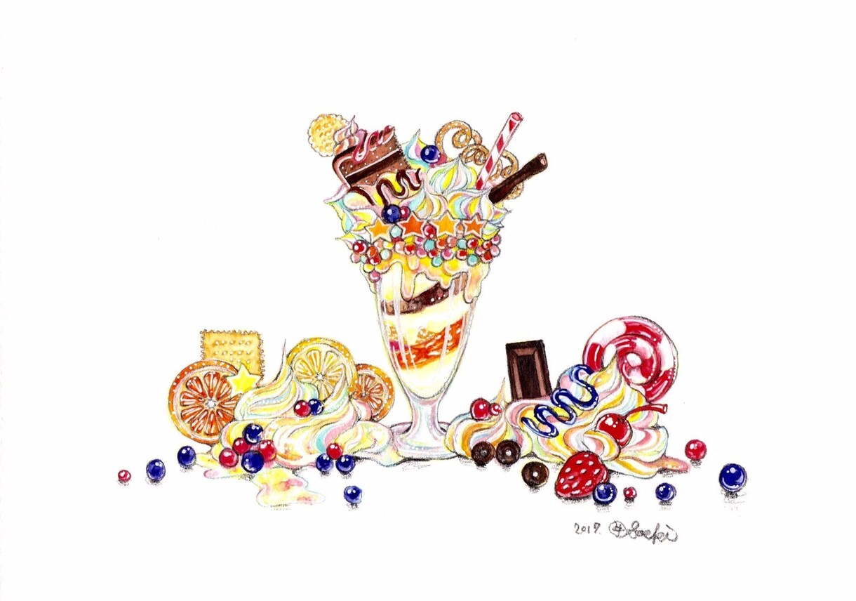 オリジナルの食べ物イラストを制作いたします 多ジャンルで活動中のクリエイターがイラストを描きます。 イメージ10