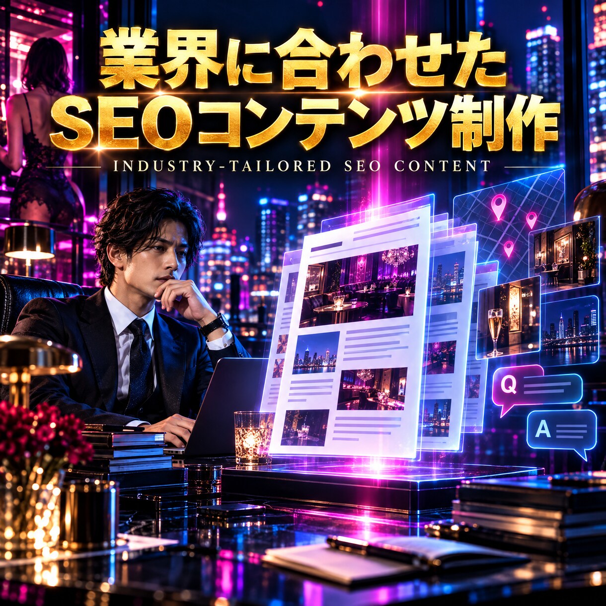 風俗・ナイトワーク業界専門のSEO対策をします 集客が難しい業界の検索対策を専門目線で徹底サポート！ イメージ3