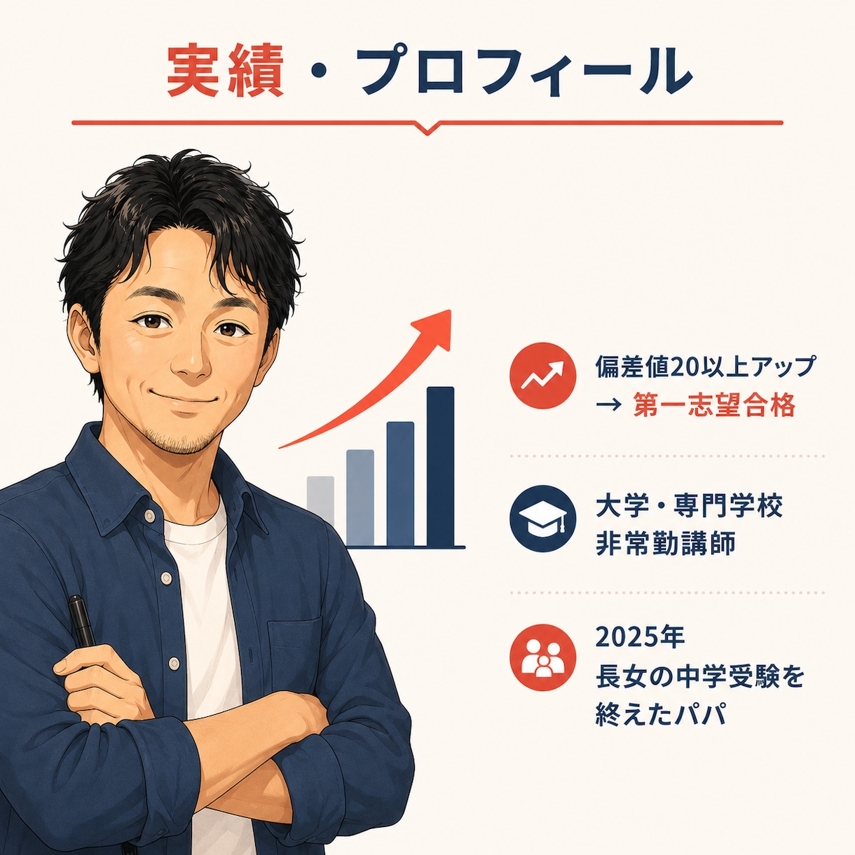 中学受験の親御さん向けに学習設計を作ります 塾で伸び悩む家庭へ｜偏差値20以上アップの合格実績 イメージ4