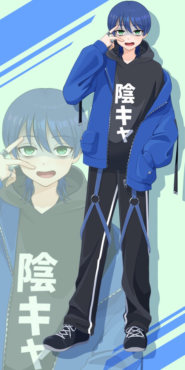 Vライバー等の立ち絵お描きします イメージに沿ったキャラクターイラストをお届けします！ イメージ2