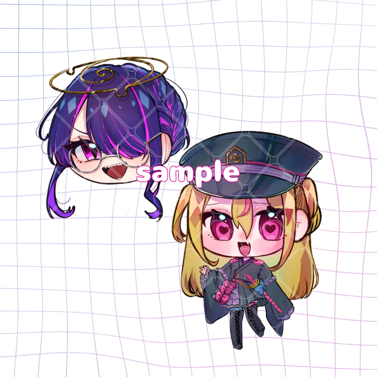 ミニキャライラスト描きます グッズ等に合うかわいい絵柄です イメージ5
