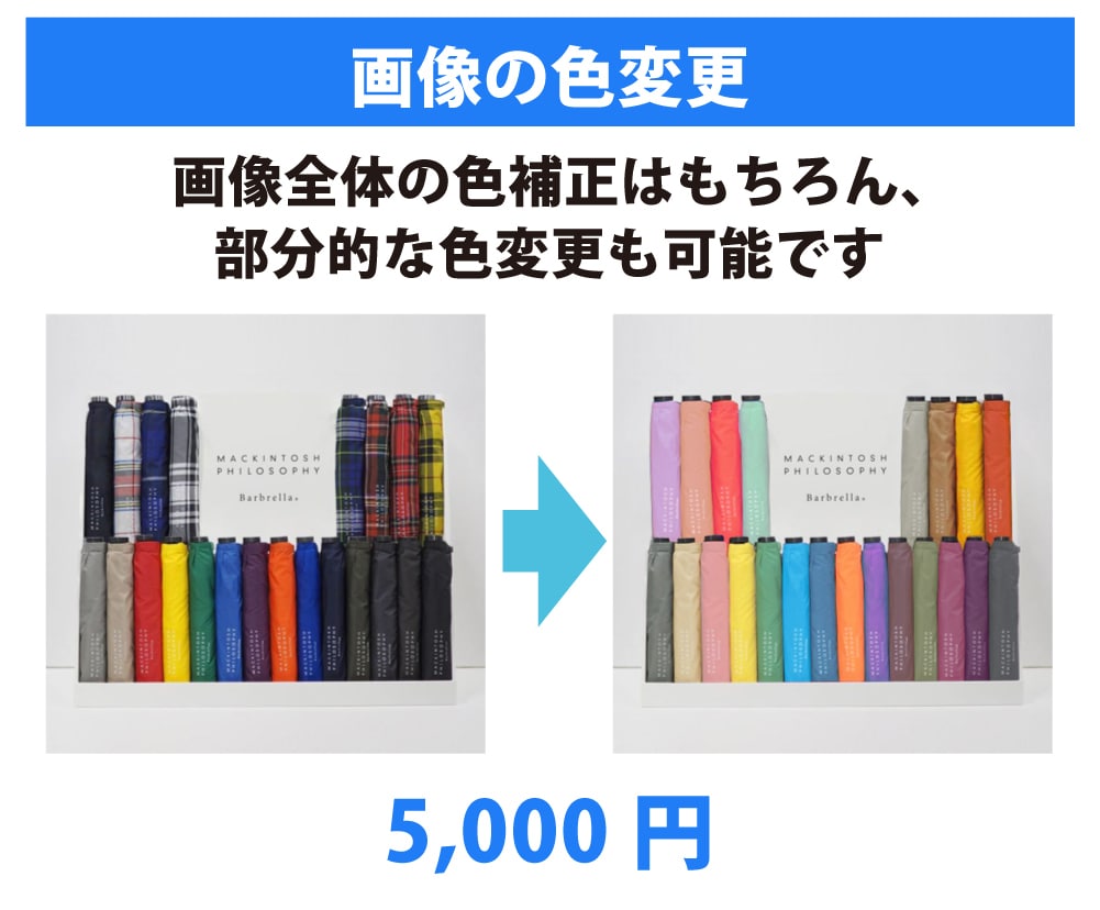 お急ぎフォトショ対応！承ります 写真の切抜き/合成/修正などを即日対応致します！ イメージ4