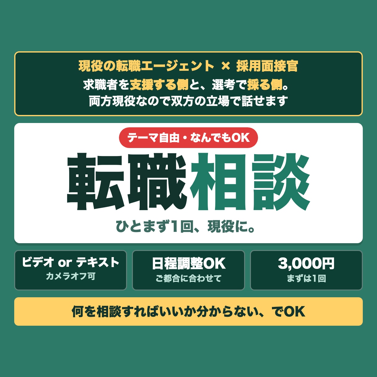 転職とキャリアの迷いを現役エージェントが整理します 辞めるか迷う、動き方が分からない。500名を見た現役と整理。 イメージ1