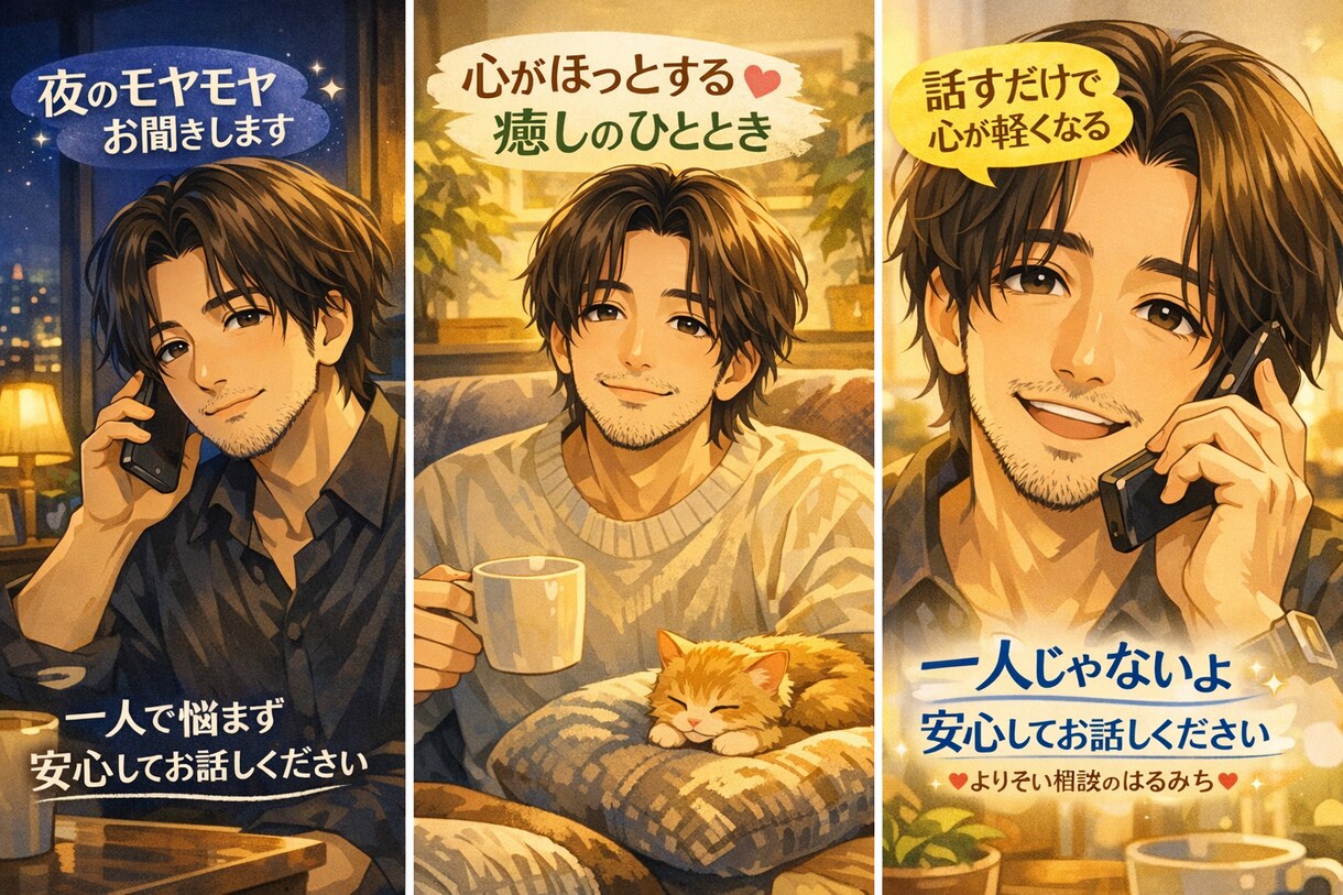 気軽にどうぞ♢雑談や愚痴・お悩み何でもお聞きします ◇◇どんなお話しでもお聞かせください◇◇ イメージ2