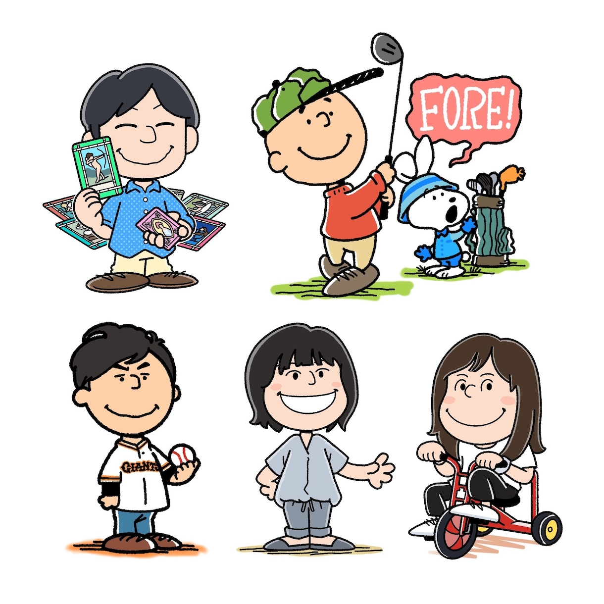 ピーナッツ（スヌーピー）風イラストお作り致します ブログやSNSのアイコン、プレゼントにオススメです★ イメージ4