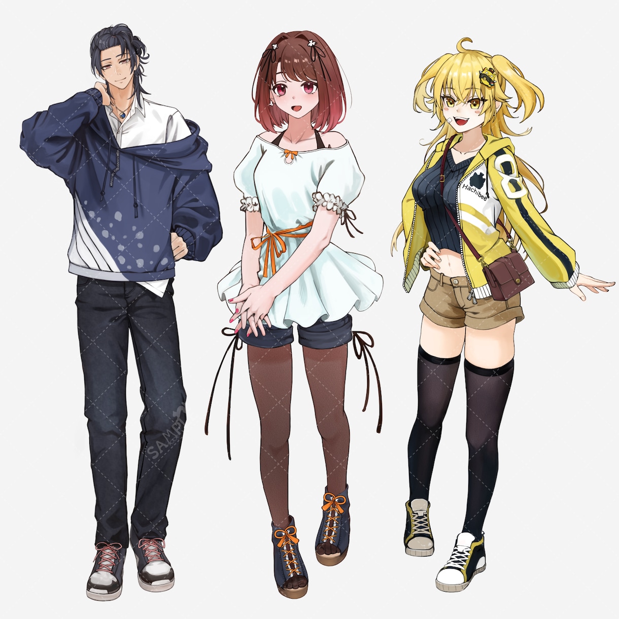 キャラクターの立ち絵描きます TRPG、動画配信、個人制作のゲーム等にどうぞ！ イメージ5
