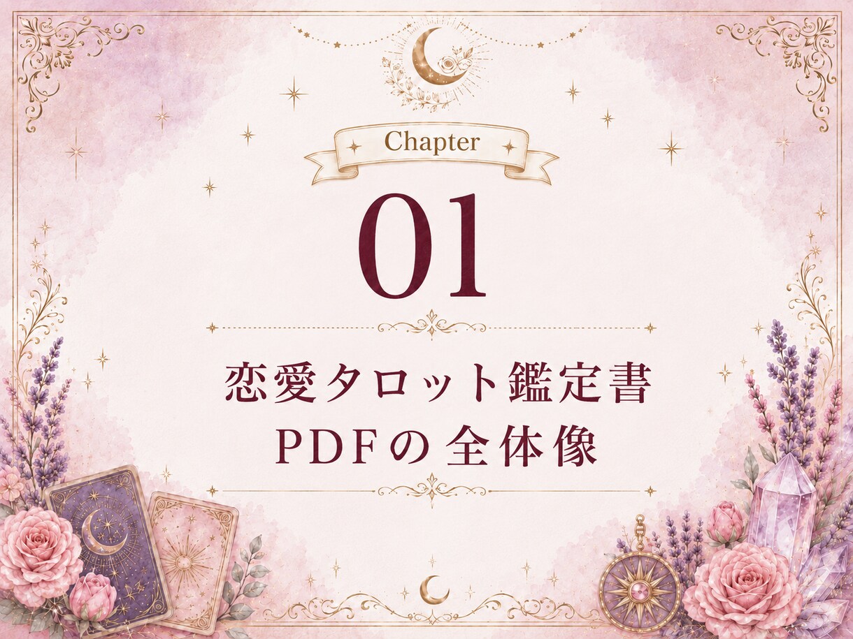恋愛タロット鑑定書PDFの作り方をお届けします 初心者でも迷わない！テンプレ付き鑑定書PDF出品ガイド イメージ2