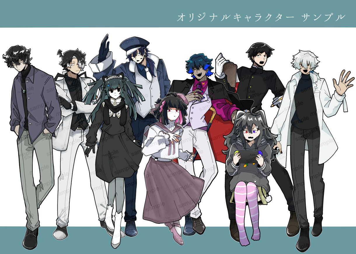 立ち絵、アイコン、イラストお描きします 最短2日提供・アニメ風イラスト イメージ2