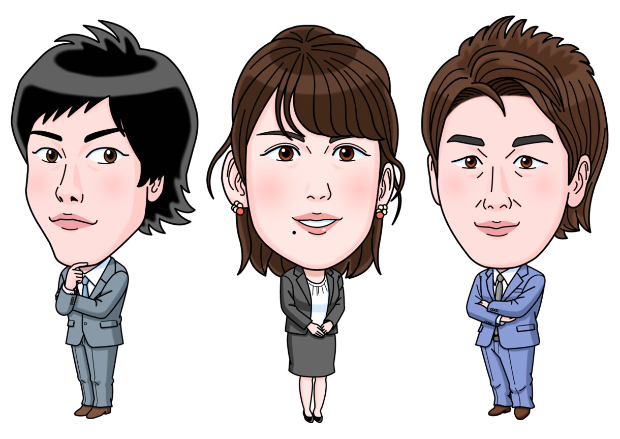 似顔絵制作いたします SNSや名刺で個性的な似顔絵を作ってみましょう! イメージ1