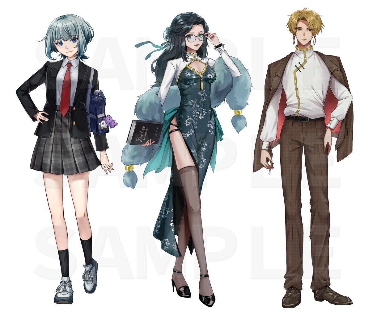キャラクターの立ち絵を制作します RPG・自作ゲーム・SNSなど、自由に利用できる立ち絵を制作 イメージ2