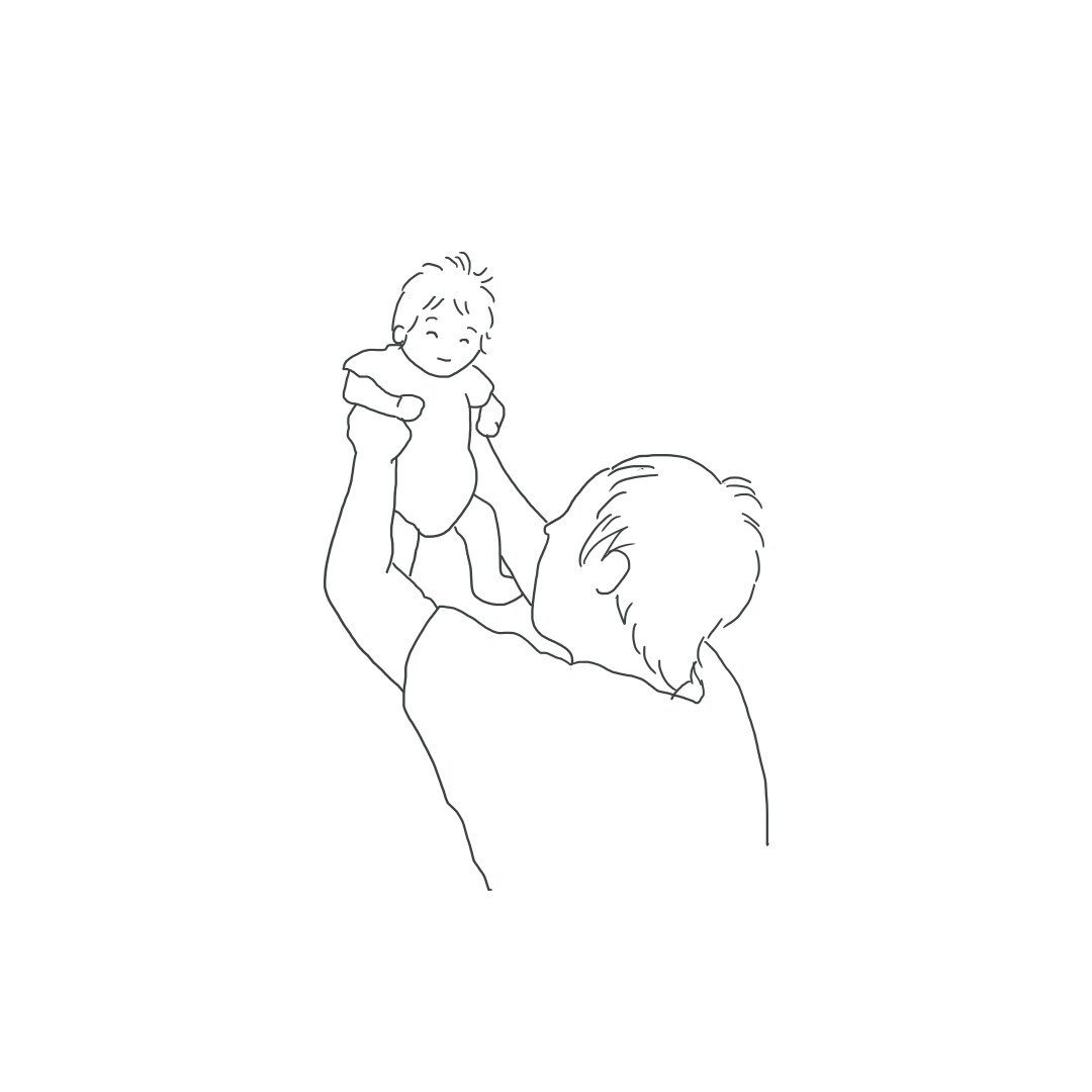 お写真を元にイラスト4パターンお渡しします (お一人、お子様やカップル、ご家族の思い出をイラストに♩) イメージ7