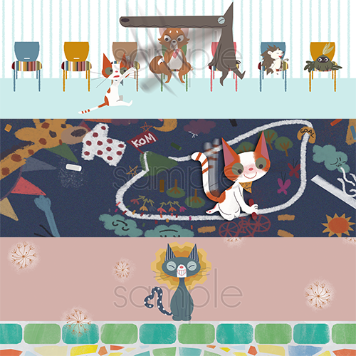 動物等の絵本風ヘッダー: 定期購入優待有ります Youtube、X、ブログなどのSNSにどうぞ イメージ9